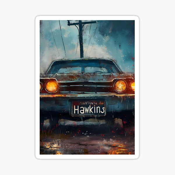 Item preview, Stranger Things License to the Past: A Cubist Ode to Vintage Hawkins AI Generated designed and sold by JuxtaJoy Studios.