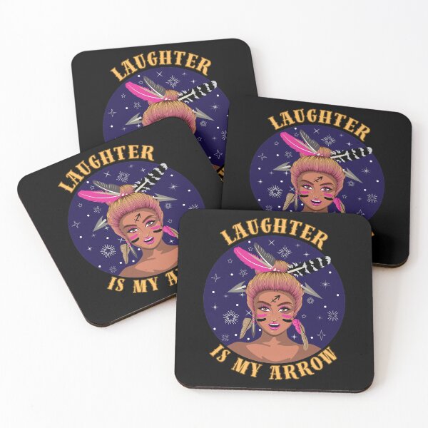 Item preview, Laughter Is My Arrow. sagittarius sign designed and sold by ZodiacWonders.