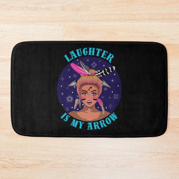 Item preview, Laughter Is My Arrow. sagittarius birthday designed and sold by ZodiacWonders.