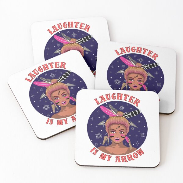 Item preview, Laughter Is My Arrow. sagittarius astrology designed and sold by ZodiacWonders.