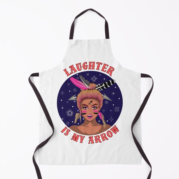 Item preview, Laughter Is My Arrow. sagittarius astrology designed and sold by ZodiacWonders.