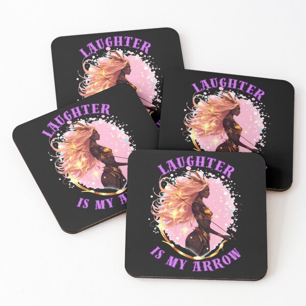 Item preview, Laughter Is My Arrow. sagittarius astrological sign designed and sold by ZodiacWonders.