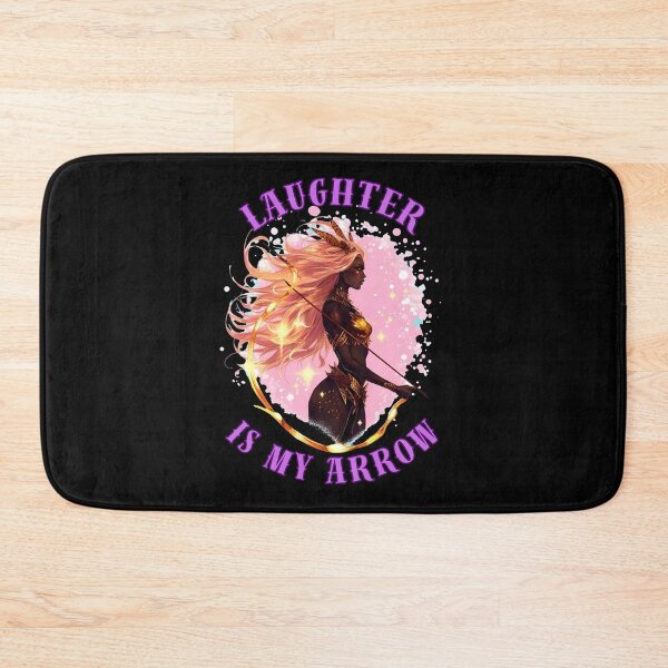 Item preview, Laughter Is My Arrow. sagittarius astrological sign designed and sold by ZodiacWonders.