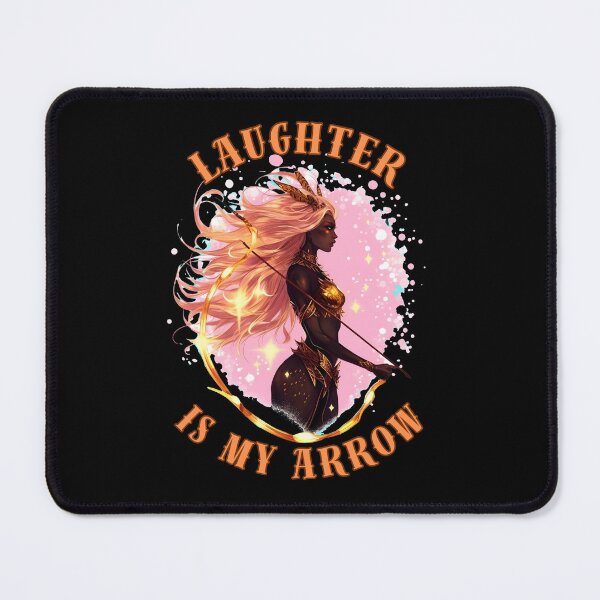 Item preview, Laughter Is My Arrow. sagittarius november designed and sold by ZodiacWonders.