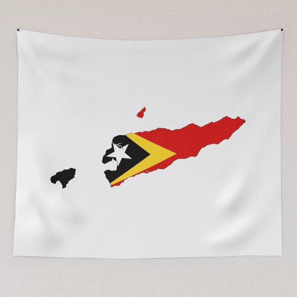 Item preview, east timor flag map designed and sold by tony4urban.