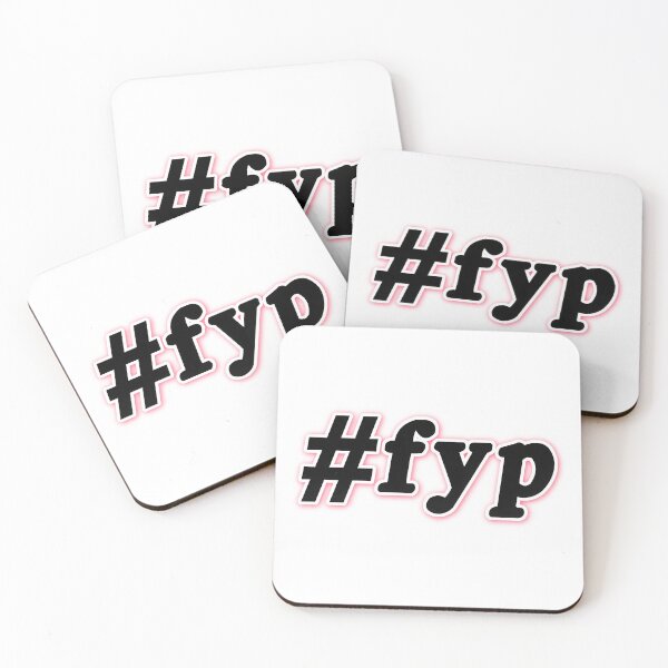 Artikelvorschau, #fyp Tiktok-Hashtag-Design entworfen und verkauft von johndesign88.