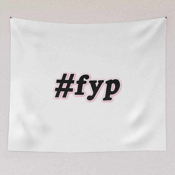 Artikelvorschau, #fyp Tiktok-Hashtag-Design entworfen und verkauft von johndesign88.