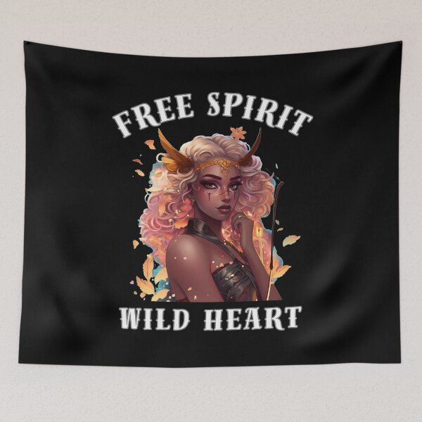 Item preview, Free Spirit, Wild Heart. sagittarius funny designed and sold by ZodiacWonders.