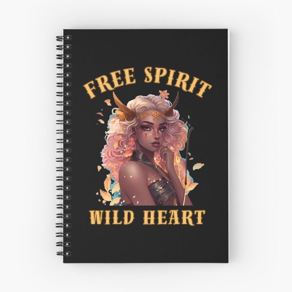 Item preview, Free Spirit, Wild Heart. sagittarius sayings designed and sold by ZodiacWonders.