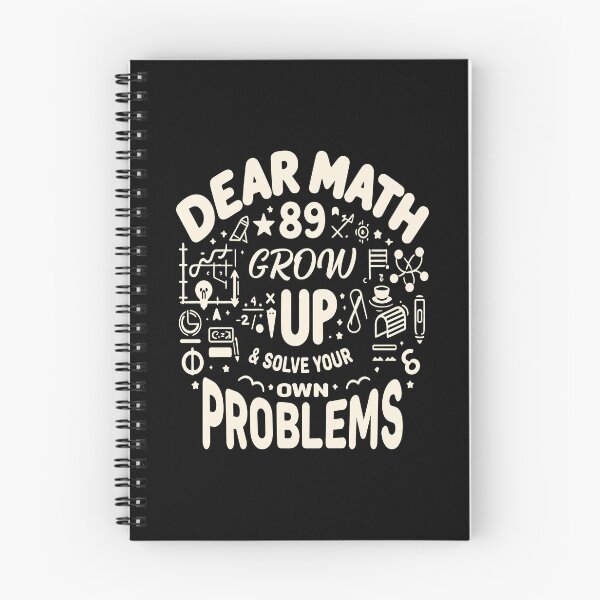 Item preview, Dear Math Grow Up And Solve Your Own Problems designed and sold by QUOTABLE STICKERS.