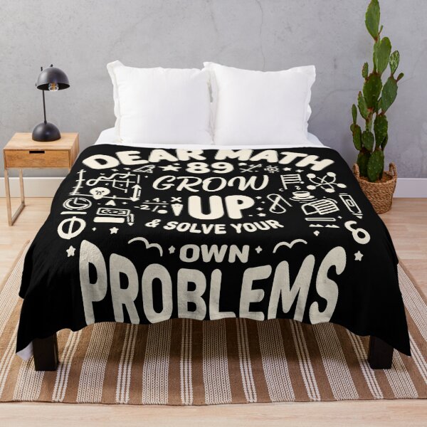 Item preview, Dear Math Grow Up And Solve Your Own Problems designed and sold by QUOTABLE STICKERS.