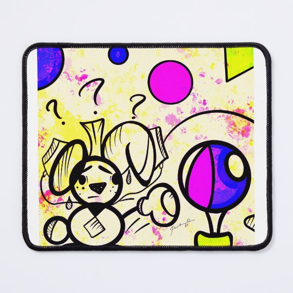 Item preview, Abstract Punch Bunny Wall art designed and sold by MxxnlightMakers.
