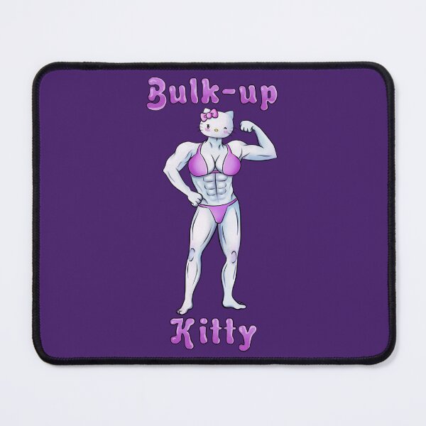 Item preview, Bulk-Up Gym Kitty designed and sold by PastelMushroom.