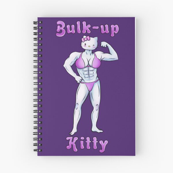 Item preview, Bulk-Up Gym Kitty designed and sold by PastelMushroom.