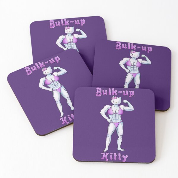 Item preview, Bulk-Up Gym Kitty designed and sold by PastelMushroom.