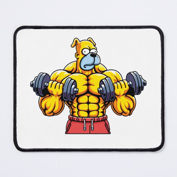 Item preview, bodybuilding t-shirts muscular dog designed and sold by PrintyArts.