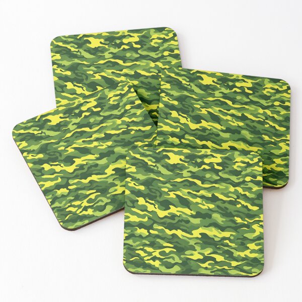 Artikelvorschau, Grünes und gelbes Tarnmuster entworfen und verkauft von TheCamoShop.