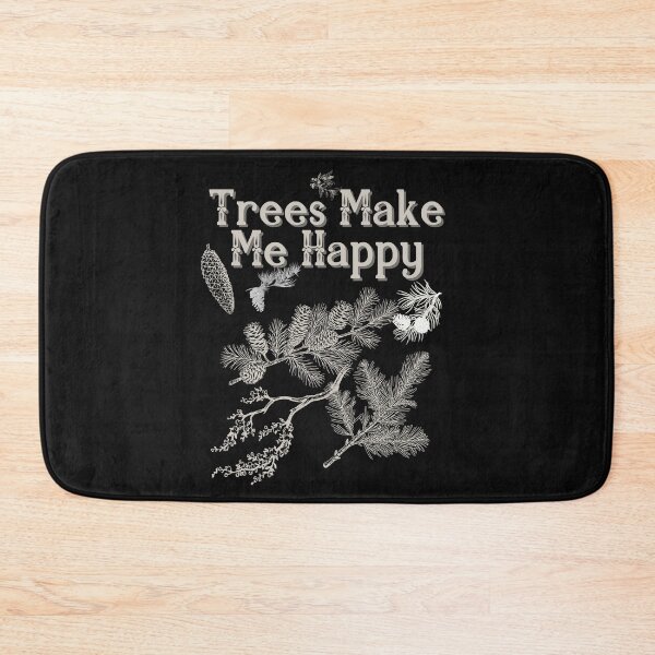 Item preview, Trees Make Me Happy Monochromatic Beige Design designed and sold by EarthArtDesigns.