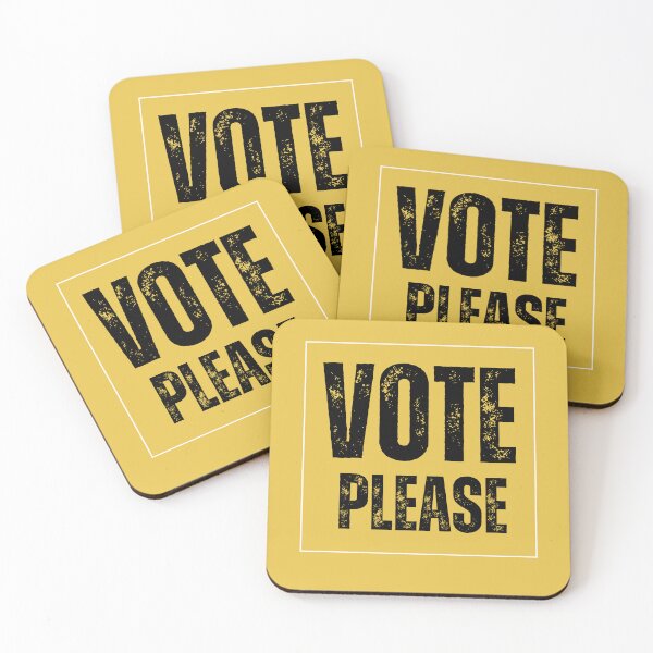 Item preview, Vote Please Elections Campaign Presidential Local Congress designed and sold by VioletsnPansies.