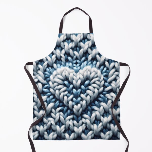 Item preview, Knitted Affection: A Heart in Handcrafted Textiles designed and sold by Vitalka-uk.