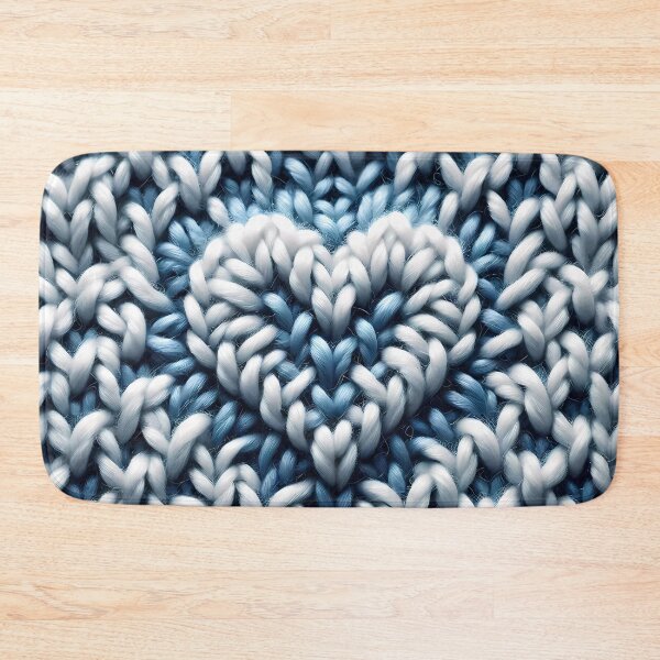 Item preview, Knitted Affection: A Heart in Handcrafted Textiles designed and sold by Vitalka-uk.