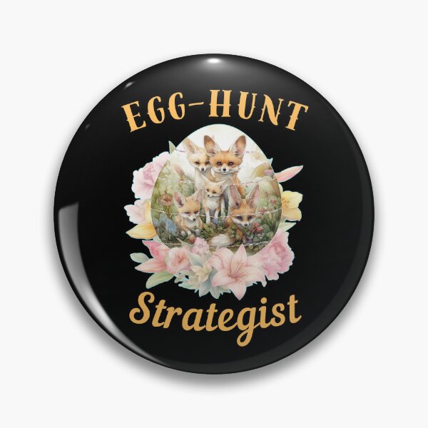 Item preview, Egg-Hunt Strategist. fox saying designed and sold by FoxVibes.
