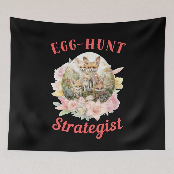 Artikelvorschau, Eierjagd-Stratege. Retro-Fuchs entworfen und verkauft von FoxVibes.