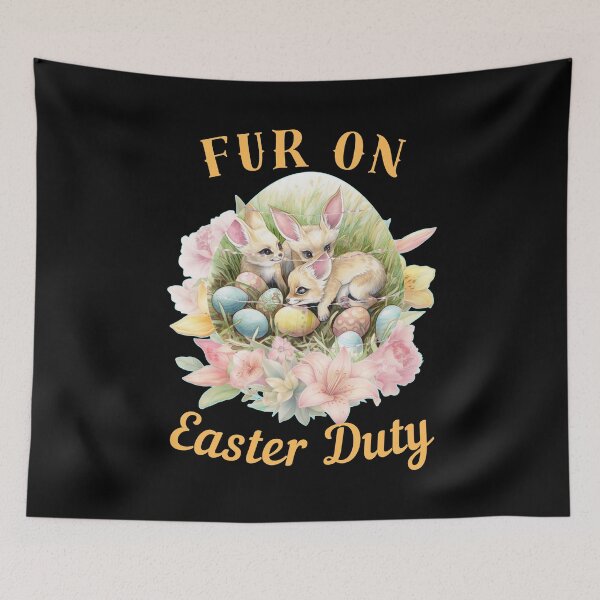 Item preview, Fur On Easter Duty. fox lover designed and sold by FoxVibes.