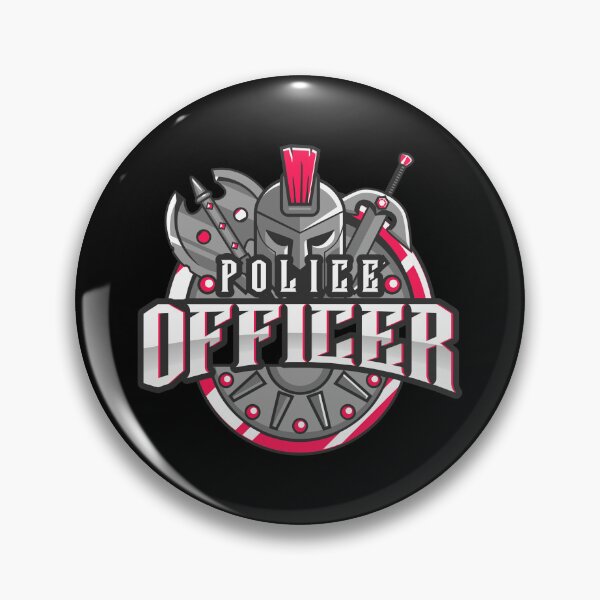 Item preview, Police Officer Design with Medieval Helmet designed and sold by PRIVARSHU.