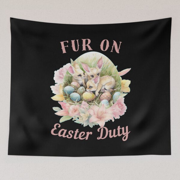 Item preview, Fur On Easter Duty. cool fox designed and sold by FoxVibes.