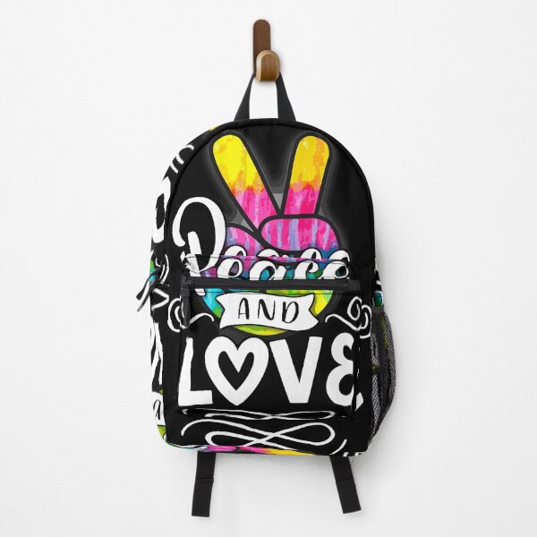 Item preview, t-shirt with vector image and phrase peace and love designed and sold by Fábio Santos.