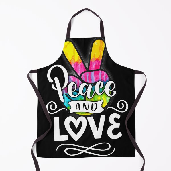 Item preview, t-shirt with vector image and phrase peace and love designed and sold by Fábio Santos.