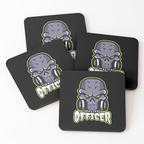 Item preview, Police Officer Design with Fantasy Skull designed and sold by PRIVARSHU.