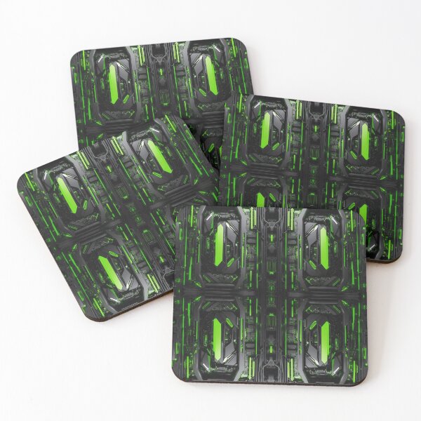 Item preview, Cybernetics - Black and Green - 01 designed and sold by Mystic-Images.