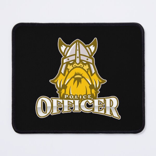 Item preview, Police Officer Design with Viking Character designed and sold by PRIVARSHU.