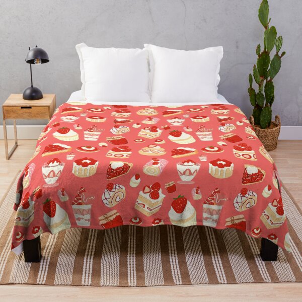 Item preview, STRAWBERRY DESSERT SURFACE PATTERN designed and sold by HowreSketch.