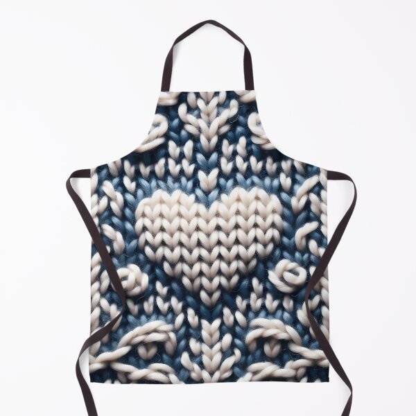 Item preview, Embracing Warmth: Hand-Knitted Heart in Cozy Wool designed and sold by Vitalka-uk.