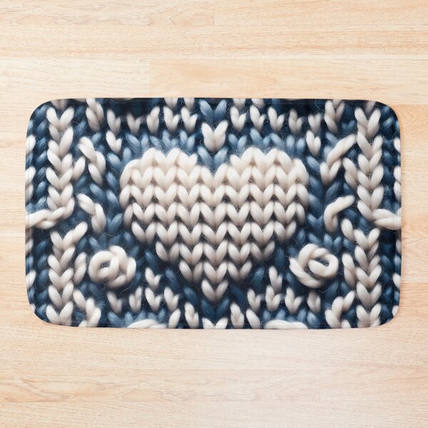 Item preview, Embracing Warmth: Hand-Knitted Heart in Cozy Wool designed and sold by Vitalka-uk.