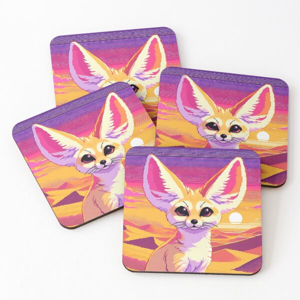 Item preview, Desert Mirage The Pixelated Fennec Fox designed and sold by wilchu.