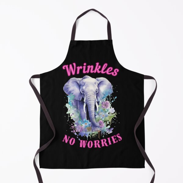 Item preview, Wrinkles, No Worries. elephant head designed and sold by ElephantVibes.