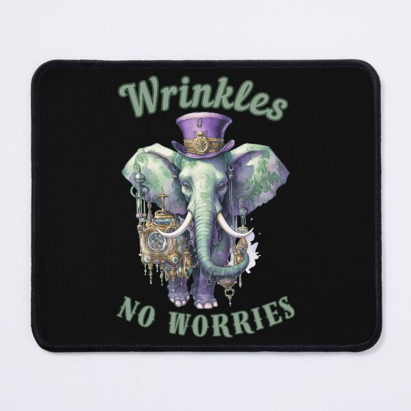 Item preview, Wrinkles, No Worries. Flower elephant designed and sold by ElephantVibes.