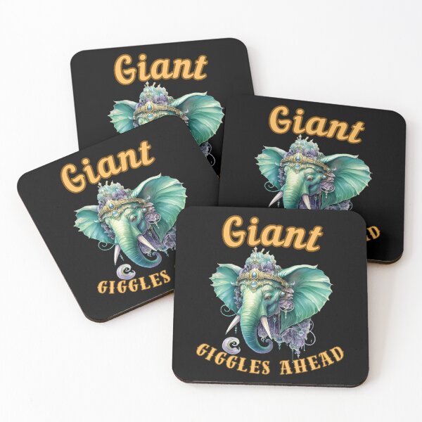 Item preview, Giant Giggles Ahead. elephant lover designed and sold by ElephantVibes.