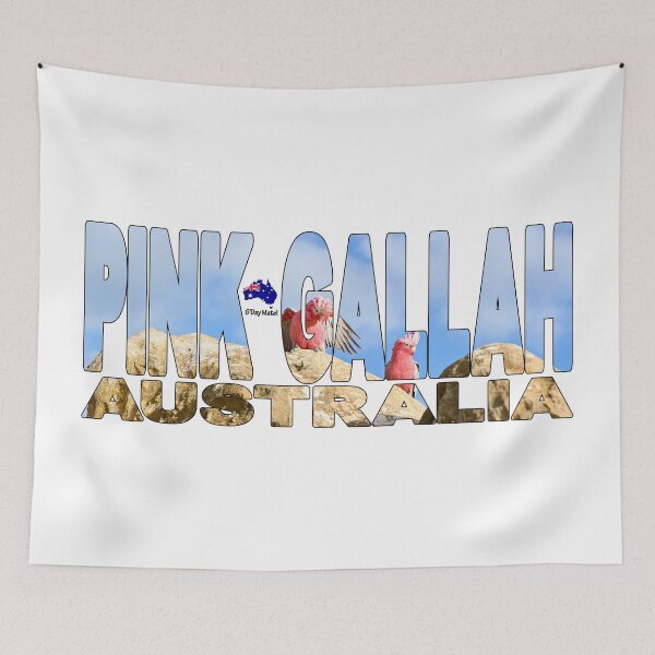 Item preview, PINK GALLAH - Western Australia Nambung Pinnacles designed and sold by Adam Gormley.