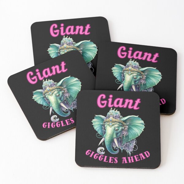 Item preview, Giant Giggles Ahead. elephant head designed and sold by ElephantVibes.