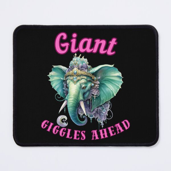 Item preview, Giant Giggles Ahead. elephant head designed and sold by ElephantVibes.