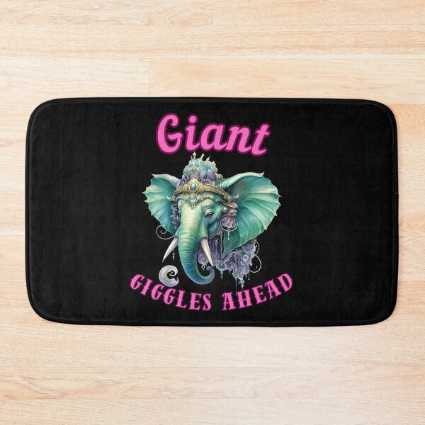 Item preview, Giant Giggles Ahead. elephant head designed and sold by ElephantVibes.