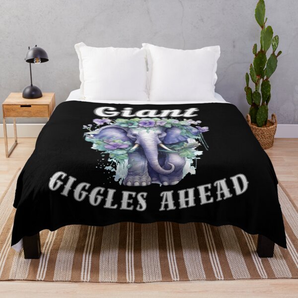 Item preview, Giant Giggles Ahead. surreal elephant designed and sold by ElephantVibes.