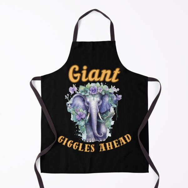 Item preview, Giant Giggles Ahead. watercolor elephant designed and sold by ElephantVibes.