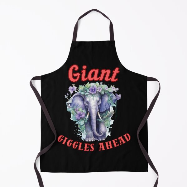 Item preview, Giant Giggles Ahead. happy elephant designed and sold by ElephantVibes.