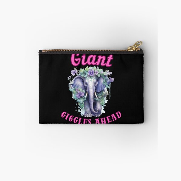 Item preview, Giant Giggles Ahead. elephant saying designed and sold by ElephantVibes.